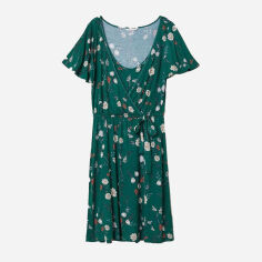 Акція на Сукня коротка літня жіноча H&M 0612288 XS Зелена від Rozetka