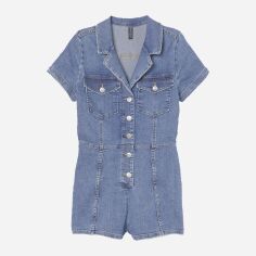 Акція на Комбінезон джинсовий жіночий H&M 0892722 34 Синій від Rozetka