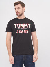 Акція на Футболка довга чоловіча Tommy Hilfiger 10213.1 M Чорна від Rozetka