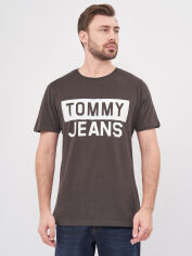 Акція на Футболка бавовняна довга чоловіча Tommy Hilfiger 10216.2 S Чорна від Rozetka
