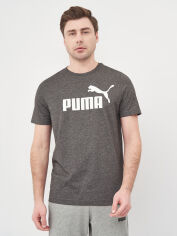 Акція на Футболка чоловіча Puma Ess Heather Tee 58673601 XXL Gray від Rozetka