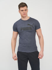 Акция на Футболка Puma Ess Heather Tee 58673606 S Peacoat от Rozetka