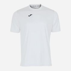 Акція на Футболка спортивна довга чоловіча Joma Combi M Біла від Rozetka