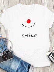 Акція на Футболка Zuzu Just smile ZZ3-04264M.00P-20 XL Біла від Rozetka