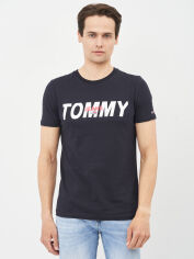 Акция на Футболка Tommy Jeans 10642.1 XL (50) Темно-синя от Rozetka