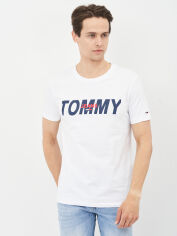 Акция на Футболка Tommy Jeans 10642.2 2XL (52) Біла от Rozetka