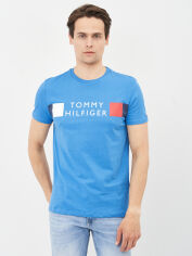 Акция на Футболка Tommy Hilfiger 10606.7 S (44) Блакитна от Rozetka