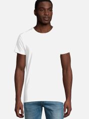 Акція на Футболка бавовняна довга чоловіча Sol's Pioneer Men Organic Cotton 03565102 XL Біла від Rozetka