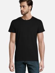 Акція на Футболка бавовняна довга чоловіча Sol's Crusader Men Organic Cotton 03582309 XL Чорна від Rozetka