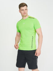 Акція на Футболка спортивна довга чоловіча Joma R-City 102644.020 XL Зелена від Rozetka