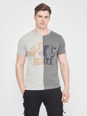 Акція на Футболка бавовняна довга чоловіча Tommy Hilfiger 10885 S (44) Сіра від Rozetka