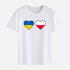 Акція на Футболка Love&Live Ukraina Polska LLP01595 XL Біла від Rozetka