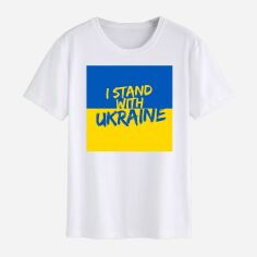 Акція на Футболка Love&Live I stand with Ukraine-2 LLP01509 S Біла від Rozetka