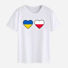 Акція на Футболка Love&Live Ukraina Polska LLP01595 M Біла від Rozetka