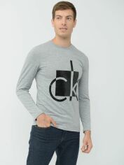 Акція на Лонгслів Calvin Klein Jeans 9364.4 XXL (52) Сірий від Rozetka