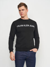 Акция на Світшот Calvin Klein Jeans 10822.1 2XL (52) Чорний (10822.1_2XL) от Rozetka