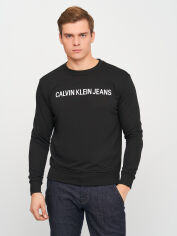Акція на Світшот чоловічий Calvin Klein Jeans 10796.1 2XL Чорний від Rozetka