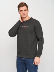 Акція на Світшот чоловічий Tommy Hilfiger 10839.3 S Темно-сірий від Rozetka