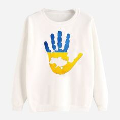 Акция на Світшот Love&Live Freedom palm LLP01619 XXXL Білий от Rozetka