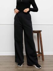 Акція на Спортивні штани на флісі жіночі ISSA PLUS 12312 XL Чорні від Rozetka