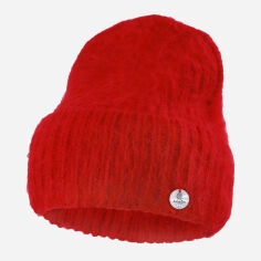 Акция на Дитяча зимова шапка-біні в'язана для дівчинки Anmerino Anna-4 52-54 см Бордова от Rozetka