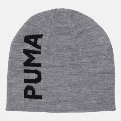 Акція на Шапка Puma Ess Classic Cuffless Beanie 2343305 Сіра від Rozetka