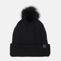Акція на Шапка жіноча Under Armour UA Around Town CGI Beanie 1365936-001 One Size Чорна від Rozetka