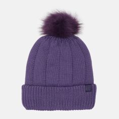 Акція на Шапка жіноча Under Armour UA Around Town CGI Beanie 1365936-500 One Size Фіолетова від Rozetka