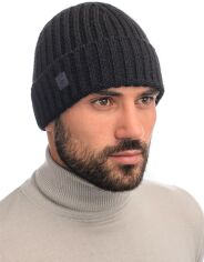 Акція на Шапка чоловіча SVTR 712 One Size Чорна від Rozetka