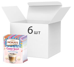 Акція на Упаковка розчинного кавового напою Mokate Candy Shop Latte Italian Truffles 6 шт. по 110 г (26.073) від Rozetka