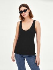 Акція на Майка Zara XAZ186366KLKV M Чорна від Rozetka