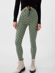 Акція на Джинси Skinny жіночі Stradivarius XAZ271693TWNI 32 Зелені від Rozetka