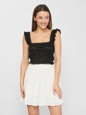Акція на Топ жіночий Zara XAZ281610WQHG M Чорний від Rozetka