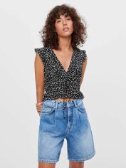 Акція на Топ жіночий Bershka XAZ303928HUZK XS Чорний від Rozetka
