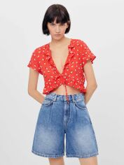 Акція на Топ жіночий Bershka XAZ303961MVSR XS Червоний від Rozetka