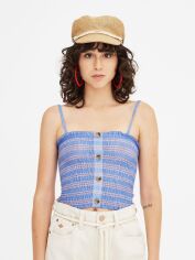 Акція на Топ жіночий Pull & Bear XAZ192904VRDX S Синій від Rozetka