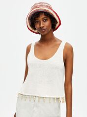 Акція на Топ жіночий Pull & Bear XAZ295470OMPE L Молочний від Rozetka