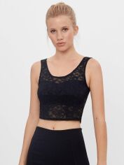 Акція на Топ жіночий Bershka XAZ262907OXGW M Чорний від Rozetka