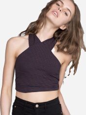 Акція на Топ жіночий Pull & Bear XAZ234426ZGBK S Синій від Rozetka