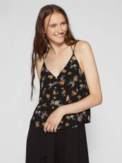 Акція на Топ жіночий Stradivarius XAZ318044RWRO S Чорний від Rozetka