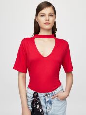 Акція на Блузка жіноча Pull & Bear XAZ133926VKDR S Алая від Rozetka