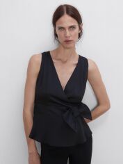 Акція на Блузка жіноча Zara XAZ240006HIMH M Чорна від Rozetka
