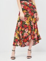 Акція на Спідниця міді літня жіноча Stradivarius XAZ231465UADU XS Чорна від Rozetka