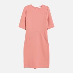 Акція на Плаття коротке осіннє жіноче H&M XAZ044480PTVH 38 Рожеве від Rozetka