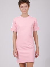 Акция на Сукня-футболка міні літня жіноча Evoids 552109-600 XS Рожева от Rozetka