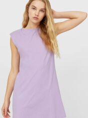 Акція на Плаття-футболка коротке літнє жіноче Stradivarius XAZ284107OKXM L Бузкове від Rozetka