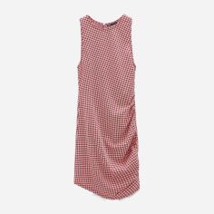 Акція на Плаття коротке літнє жіноче Zara XAZ264703FZIT S Червоне з білим від Rozetka