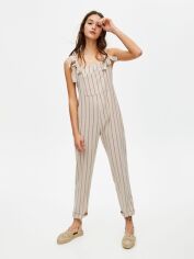 Акция на Комбінезон жіночий Pull & Bear XAZ260443ZZEL XS Бежевий з рожевим от Rozetka