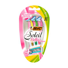 Акція на Станок для гоління BIC Soleil Bella Colours Razors одноразовий, жіночий, 3 шт від Eva