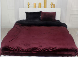 Акция на Комплект постільної білизни MirSon Велюр Winter Frost 28-0007 + 28-0002 Poinsettia Velvet 143х210 от Rozetka